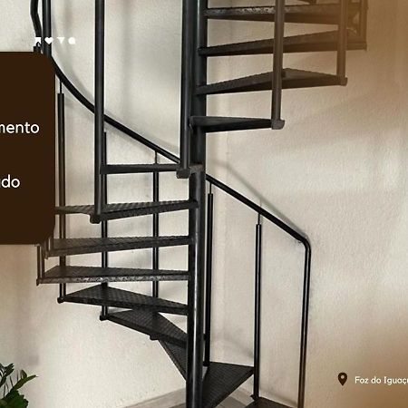 Ferienwohnung Apartamento Loft Encantador Com Patio Foz do Iguaçu Exterior foto